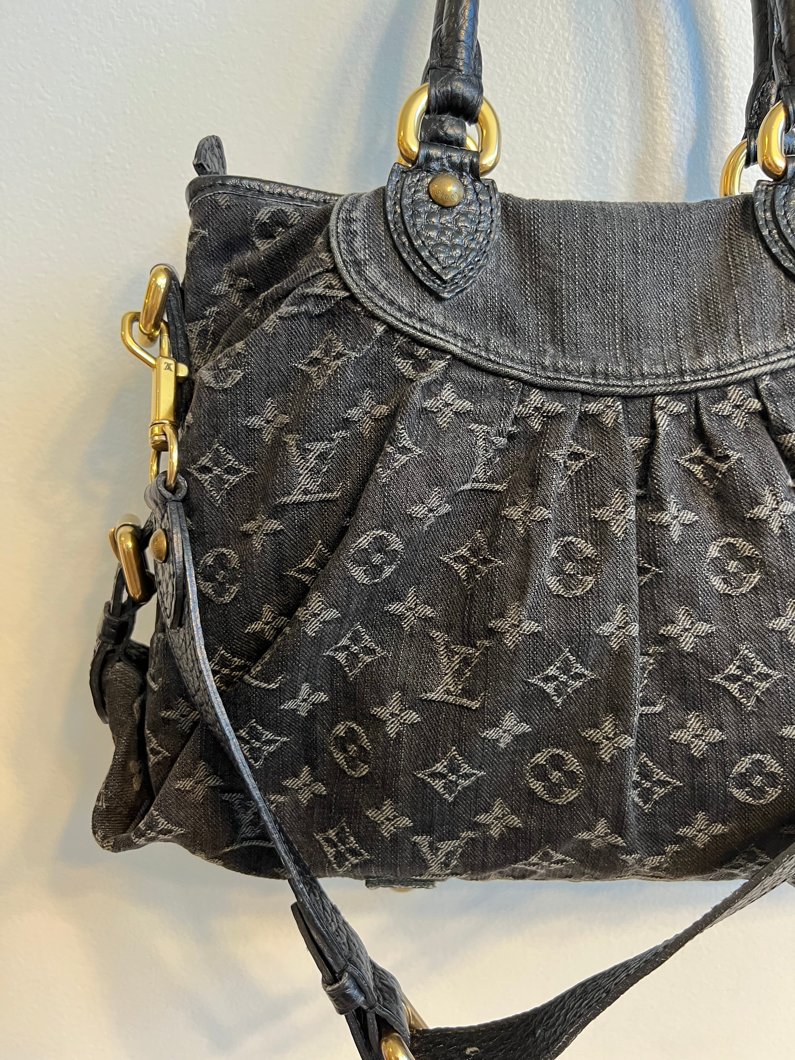 Louis Vuitton Monogram Denim Neo Cabby Mm - 2 For Sale on 1stDibs