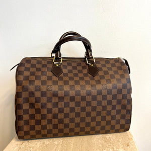 Pre-Owned LOUIS VUITTON Damier Ebene Speedy 35
