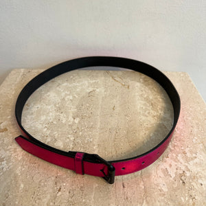 Pre-Owned BURBERRY Hot Pink Belt