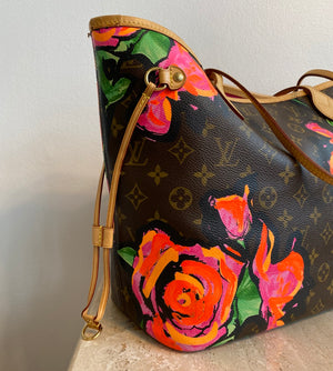 Louis Vuitton Stephen Sprouse Roses Neverfull MM at Jill's Consignment