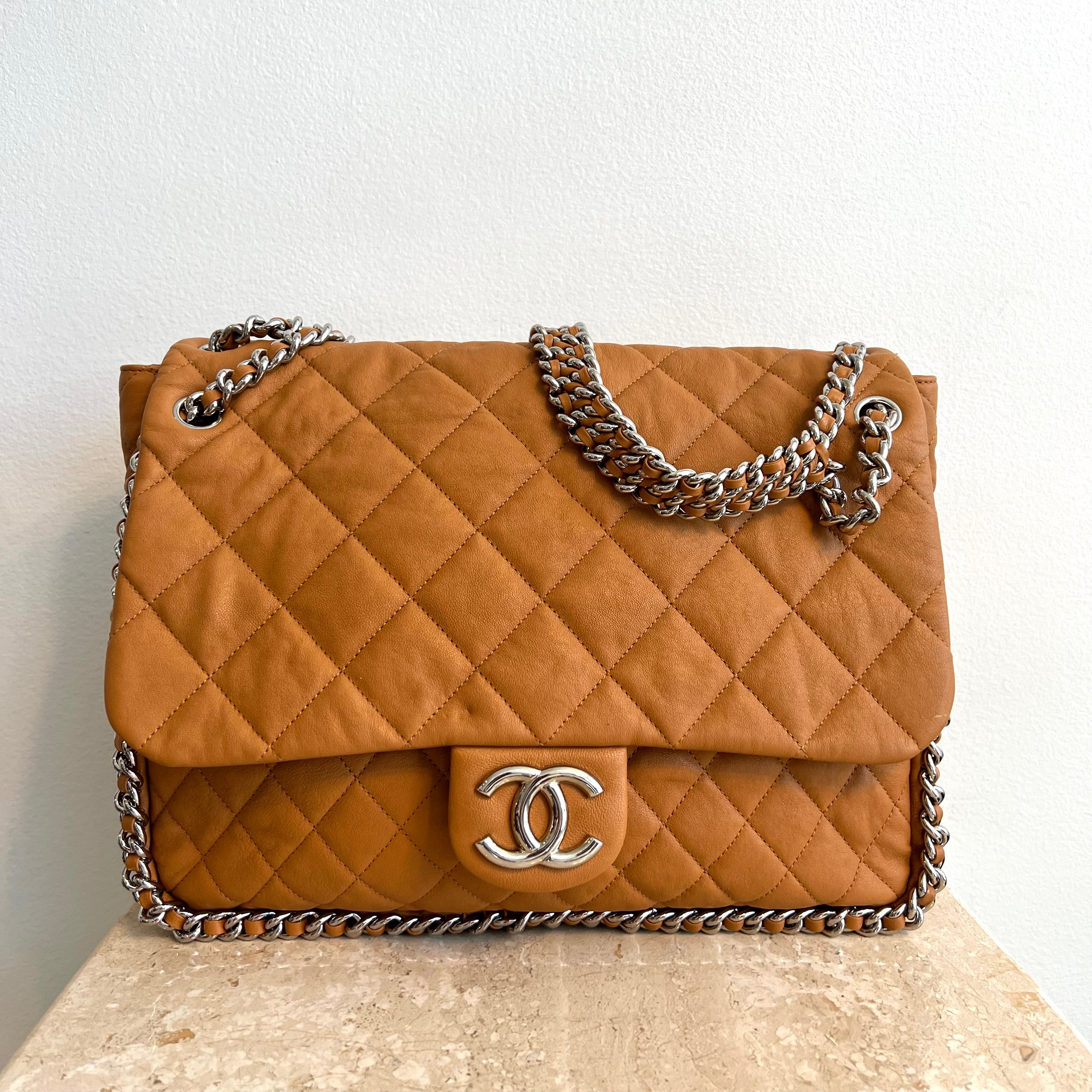 Chanel Chain Around Maxi Flap Luxury Bags  Wallets on Carousell