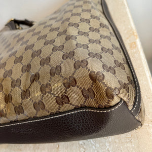 Pre-Owned GUCCI Crystal Coated GG Hobo