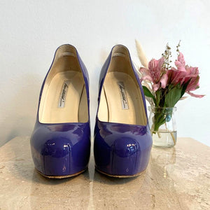 Pre-Owned BRIAN ATWOOD Maniac Purple Pumps - Size 37.5