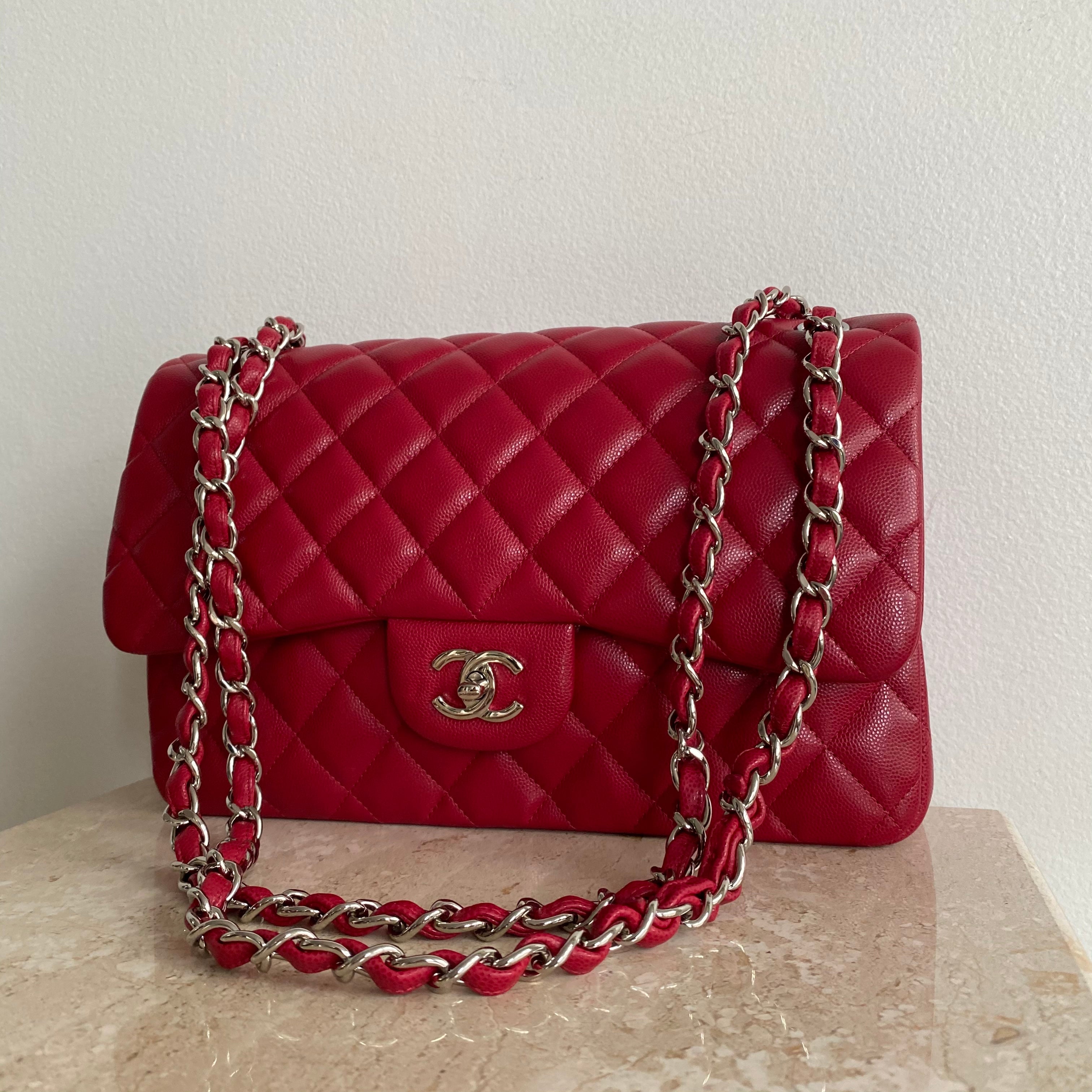 Chanel Red Caviar Mini Classic Square Leather Flap Bag Labellov Buy and Sell Authentic Luxury #29 Chanel Red Caviar Mini Classic Square Leather Flap Bag Labellov Buy and Sell Authentic Luxury