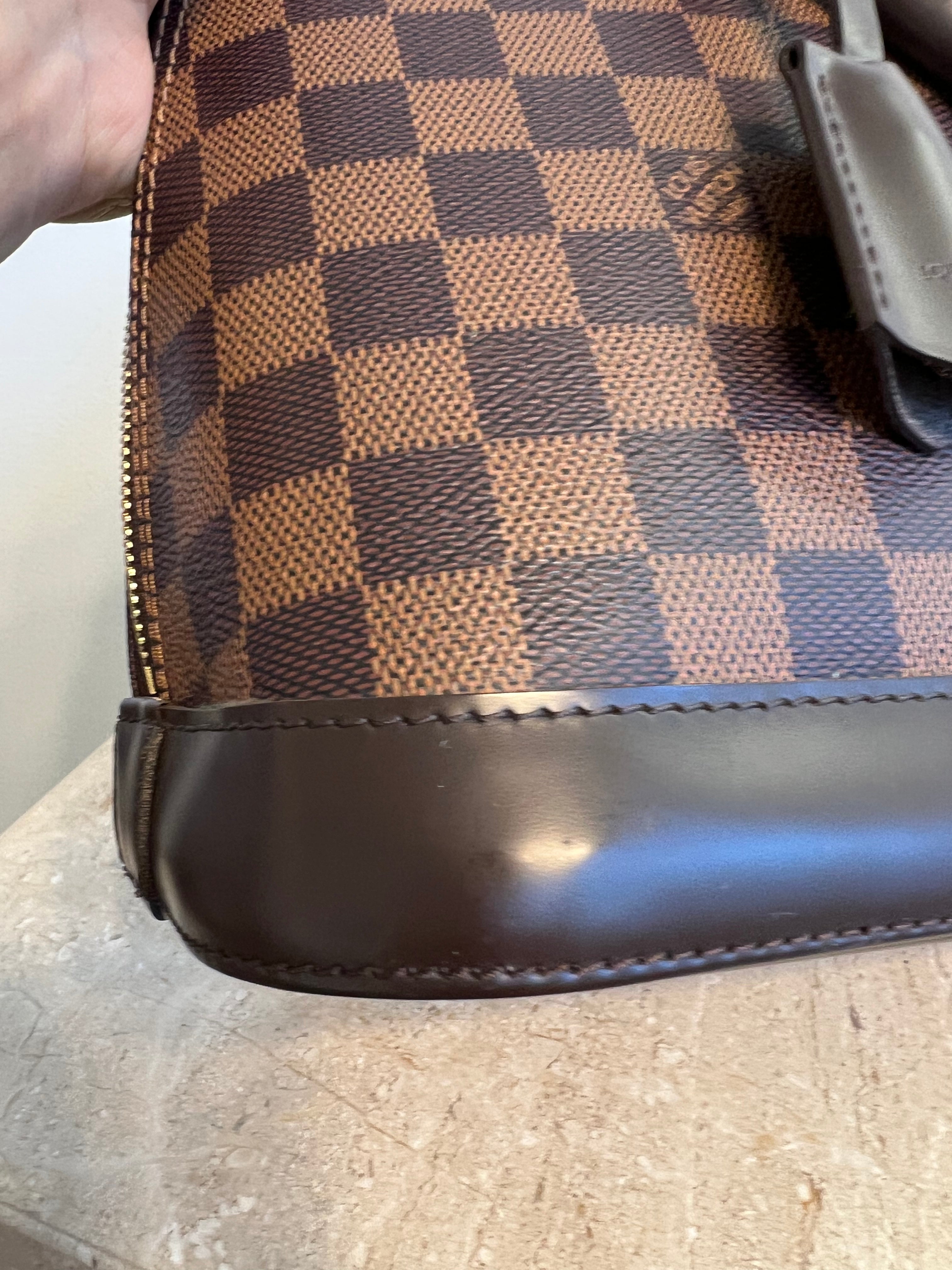 Pre-Owned LOUIS VUITTON  Damier Ebene Alma PM