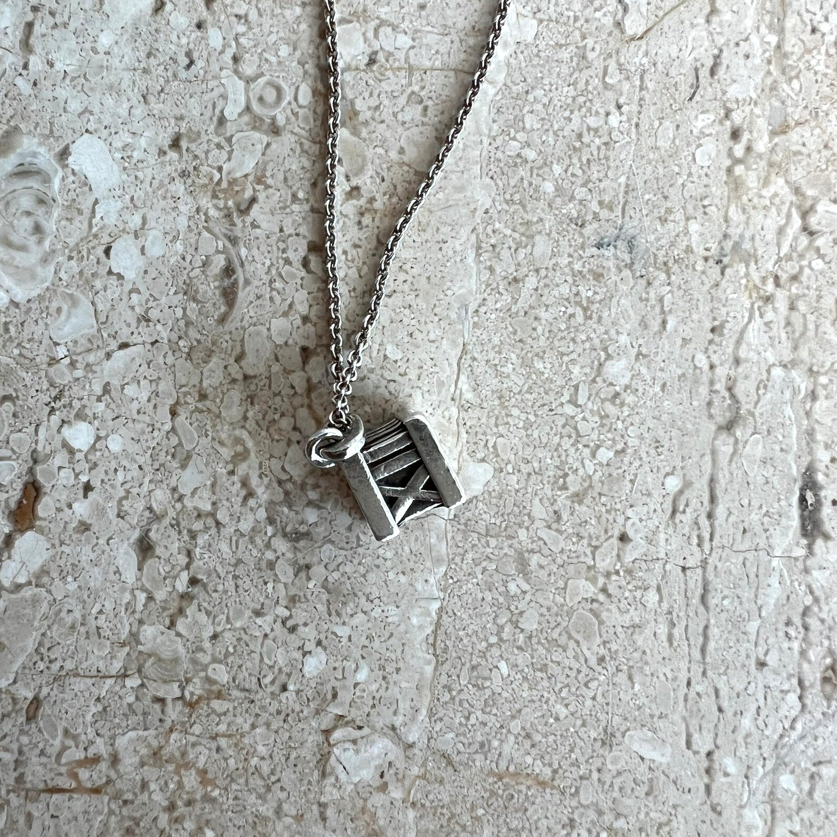 Pre-Owned TIFFANY & CO. Vintage Atlas Cube Necklace