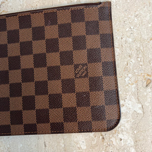 Pre-Owned LOUIS VUITTON Damier Ebene Neverfull Pochette