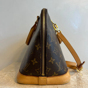 Pre-owned LOUIS VUITTON Monogram Alma PM with Strap